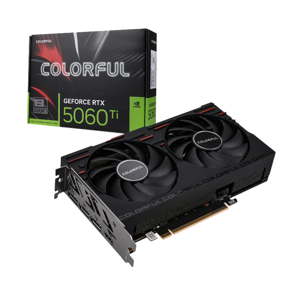 Card màn hình Colorful GeForce RTX 5060 Ti Gaming DUO 16GB-V