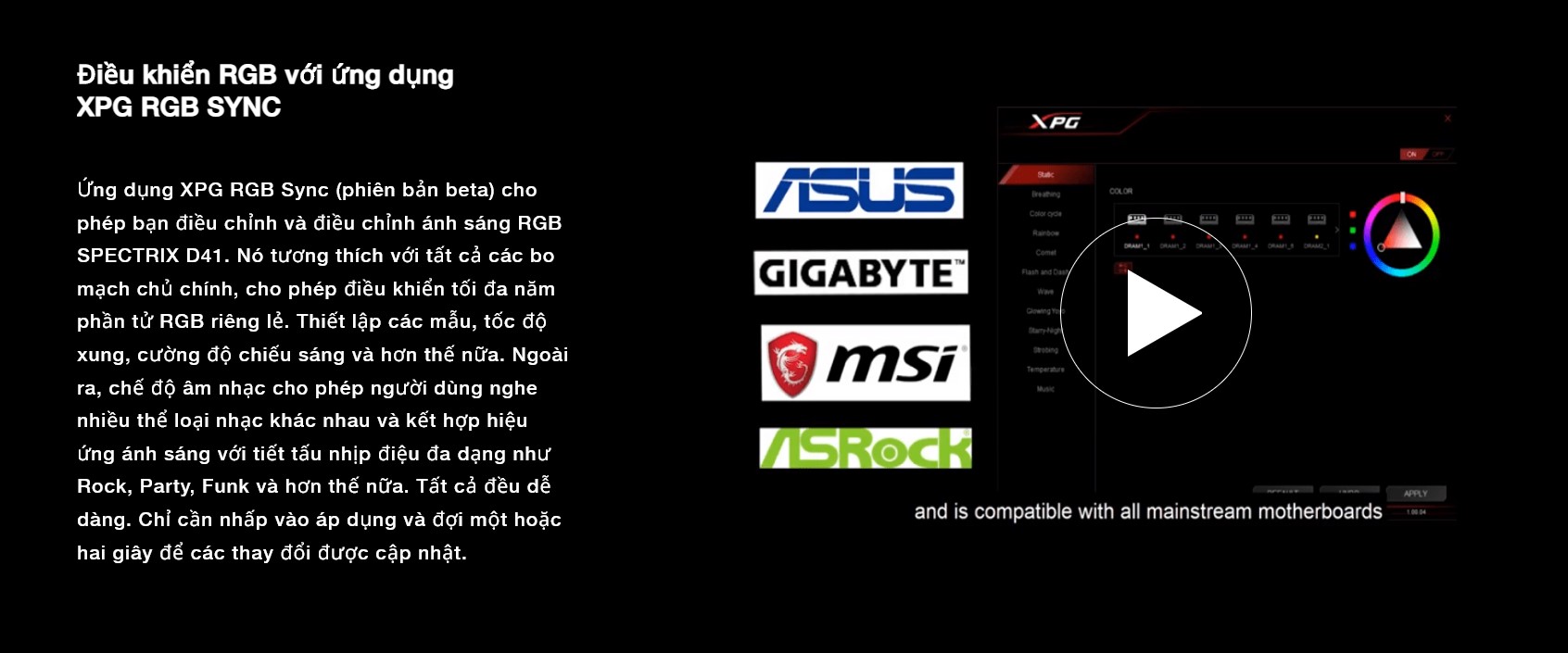 Ram Desktop Adata XPG Spectrix D41 RGB