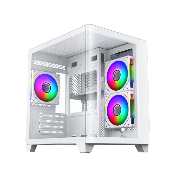 Vỏ case Xigmatek Pano M Nano Arctic 3GF – Trắng