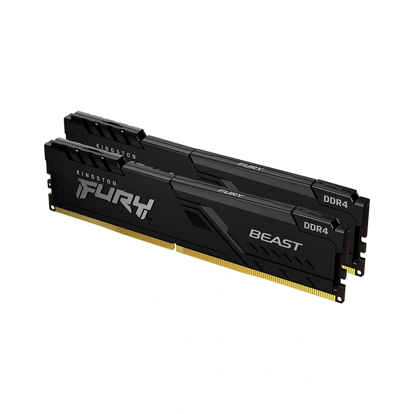 Ram Desktop Kingston Fury Beast (KF436C18BBK2/32) 32GB (2x16GB) DDR4 3600Mhz