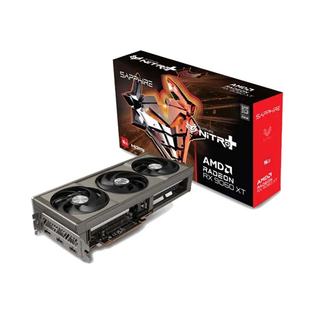 Card Màn hình Sapphire Nitro+ AMD Radeon RX 9060 XT GAMING OC 16GB 