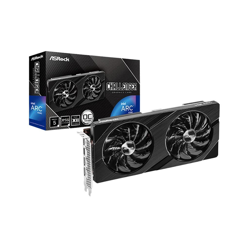 Card màn hình Asrock Intel ARC A580 Challenger 8GB OC