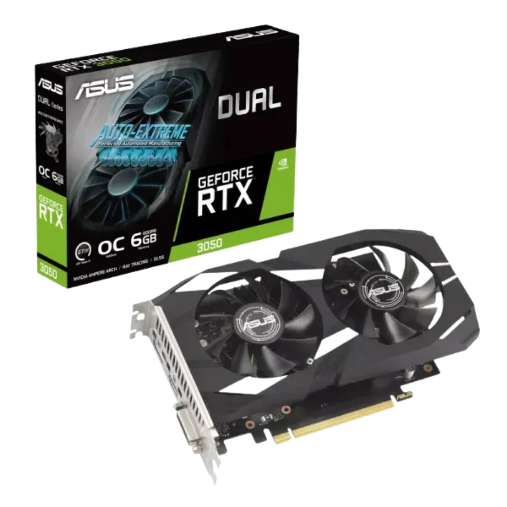 Card màn hình ASUS RTX 3050 DUAL V2 Edition 6Gb GDDR6