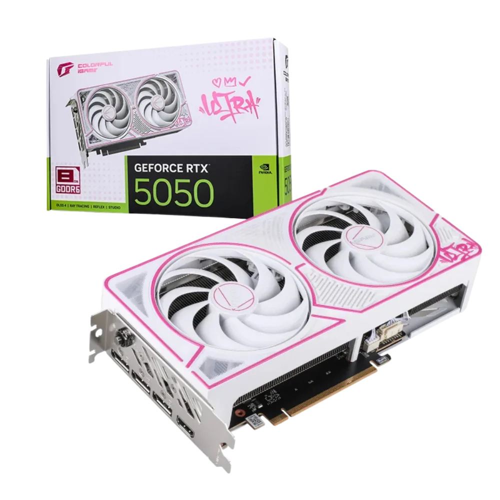 Card đồ họa iGame GeForce RTX 5050 Ultra W DUO OC 8GB-V