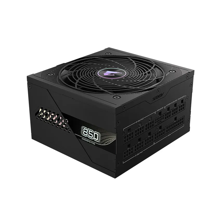 Nguồn GIGABYTE AORUS GP-AE850PM PG5 850W (80 plus Platinum/Màu Đen)