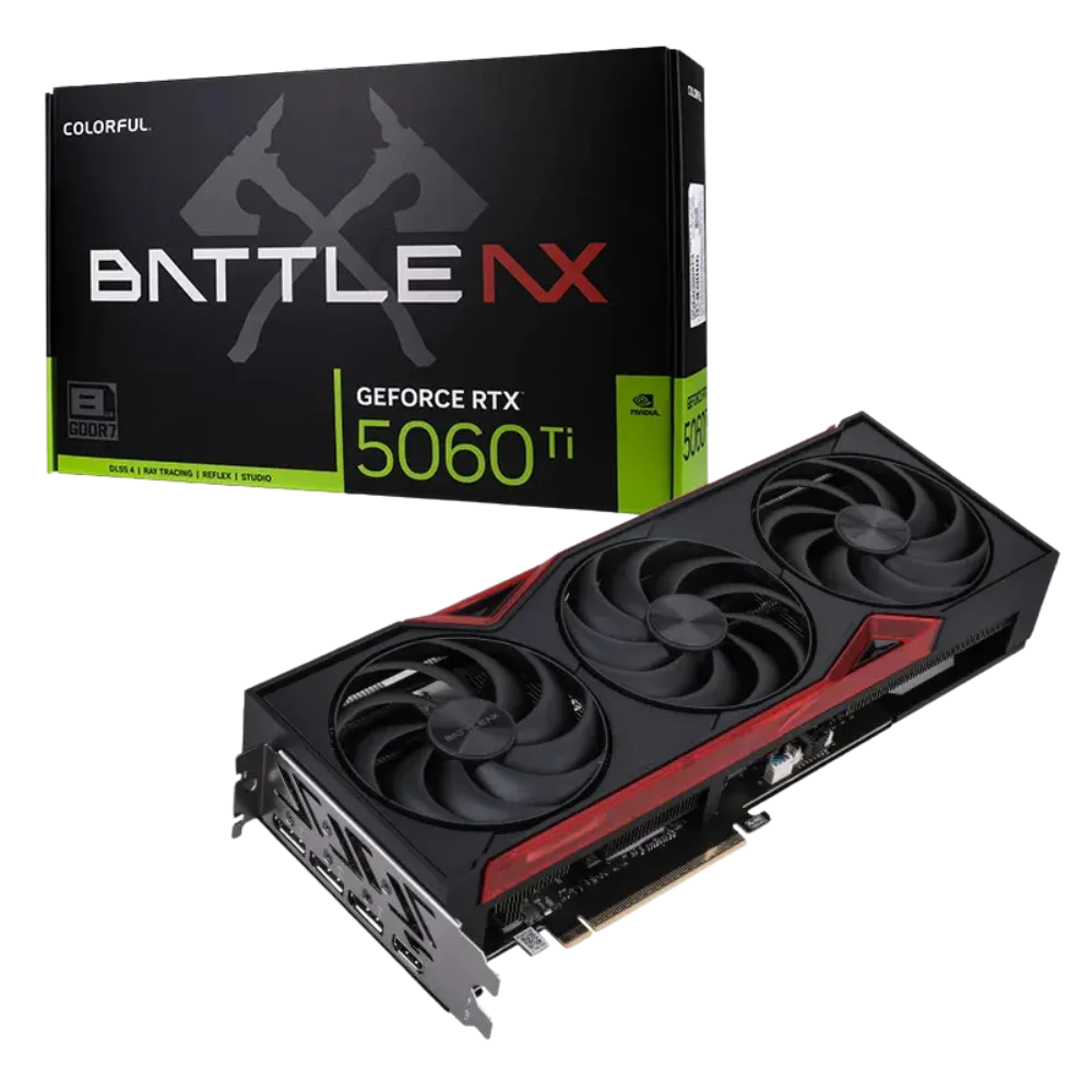 Card đồ họa Colorful GeForce RTX 5060 Ti Battle AX 8GB-V