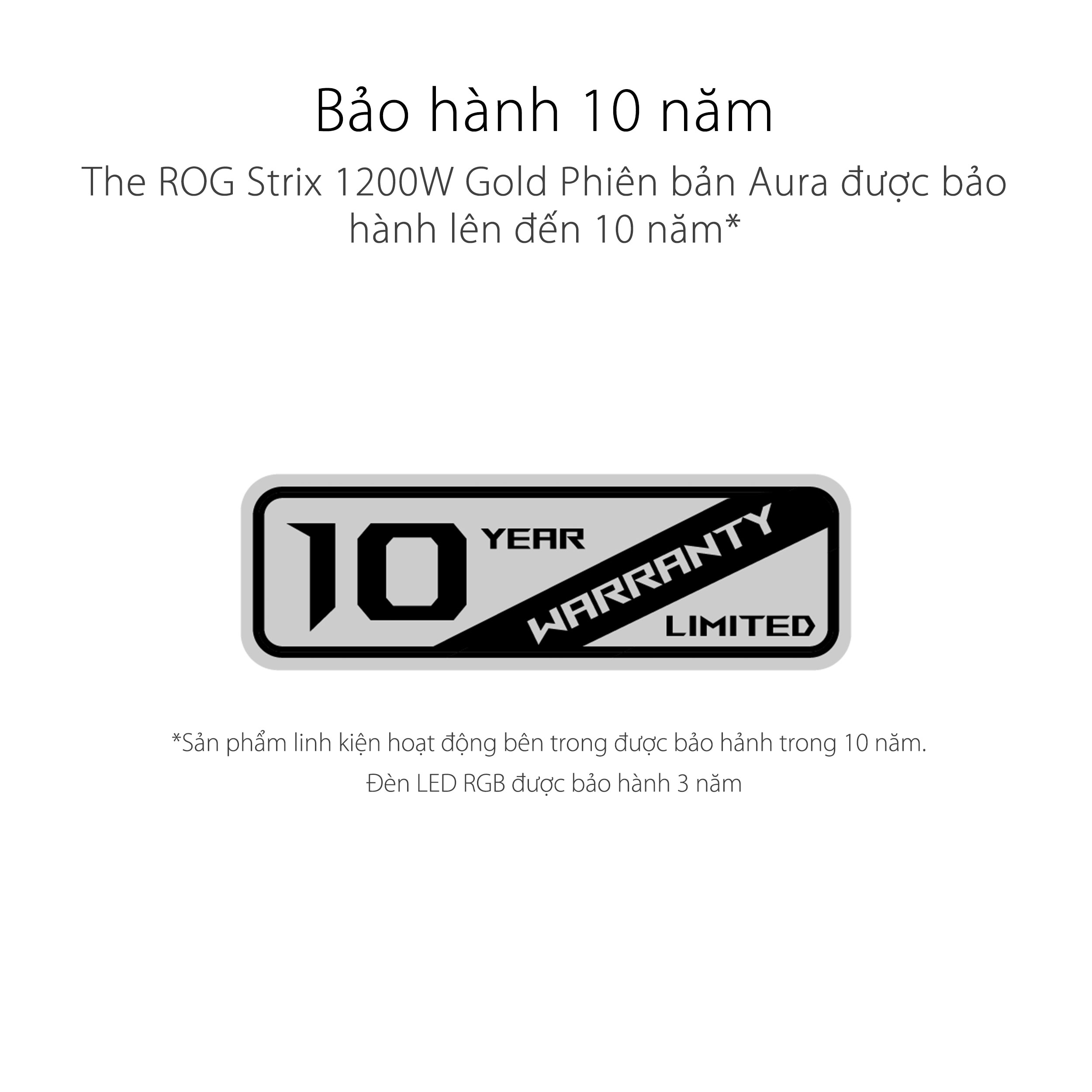 Nguồn ASUS ROG STRIX 1200G Aura Gaming (80+ GOLD/PCI-e 5.0/Full Modular/Màu Đen)